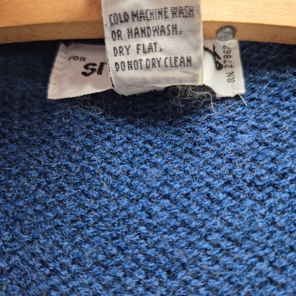 Situations Sweater Vest Navy Blue Medium - Picture 4 of 5